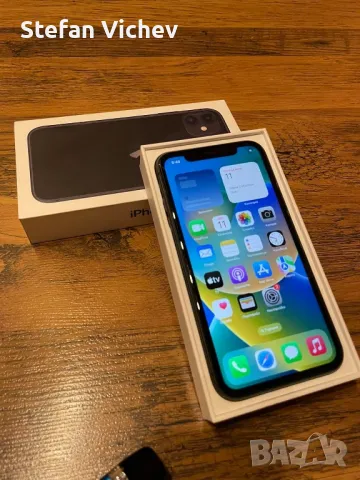 iPhone 11, 128GB, 4GB RAM, Black , снимка 1 - Apple iPhone - 47929131