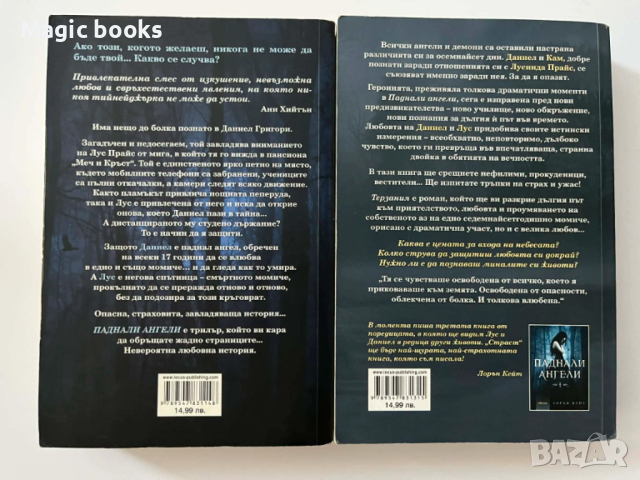 Паднали ангели, Терзания - Лорън Кейт, снимка 2 - Художествена литература - 53648678