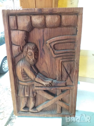 ДЪРВОРЕЗБА РЪЧНА РАБОТА ПАНО РЕЗБА МАЙСТОРСКА