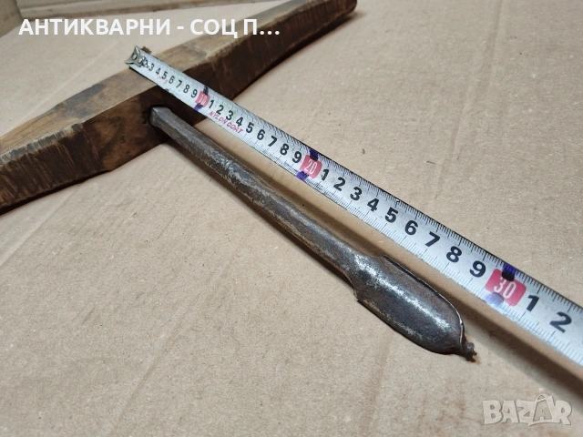 Стара Кована Дърводелска Бургия. / НОМЕР 1594., снимка 7 - Антикварни и старинни предмети - 53669987