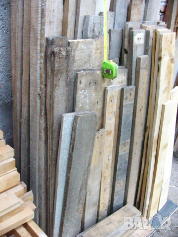 ДЪСКИ и ЛЕТВИ Дървен Материал на кв.м за Покриви Кофраж Мебели Пейка Етажерки Стелажи Рафтове БАРТЕР, снимка 8 - Строителни материали - 44523195