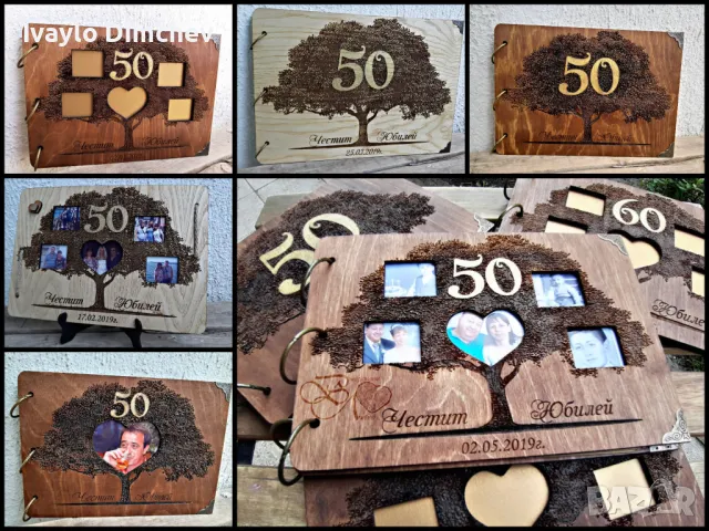 Фото Албум от дърво, снимка 3 - Подаръци за рожден ден - 19662889