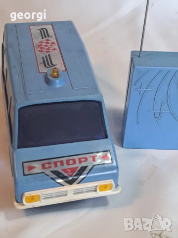 ретро руска играчка кола с дистанционно 34/2, снимка 4 - Колекции - 53845203