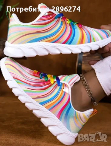 Дамски маратонки, летни, N° 40 , снимка 4 - Маратонки - 51184602