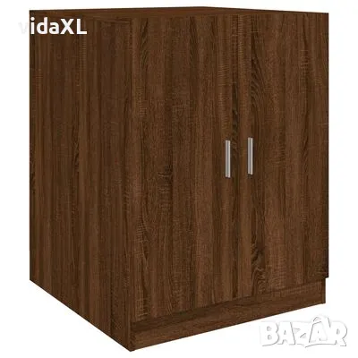 vidaXL Шкаф за пералня кафяв дъб 71x71,5x91,5 см（SKU:813196, снимка 1 - Шкафове - 47941146