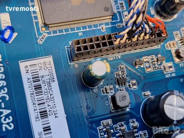 Motherboard CV3663C-A32 for NEI 32NE4000 TFT220056 32inc DISPLAY LSC320AN10-H, снимка 3 - Части и Платки - 49430338
