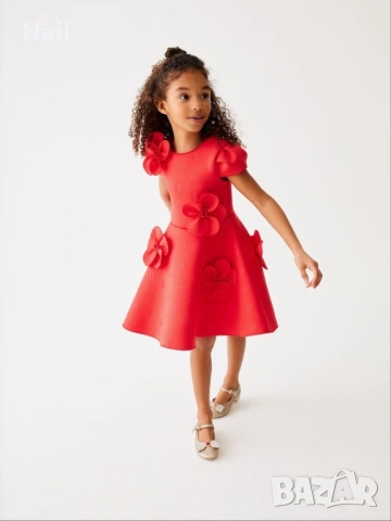 Луксозна детска рокля TED BAKER 6г. 116см., снимка 4 - Детски рокли и поли - 53759789