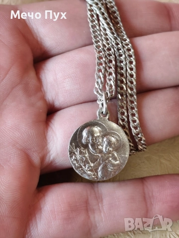 Сребърен синджир (375), снимка 4 - Колиета, медальони, синджири - 52536153