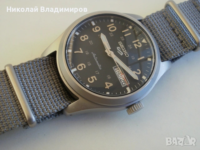 Seiko 4R36 оригинален мъжки Японски голям ръчен часовник, снимка 14 - Мъжки - 53636522