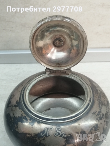Античен сребърен чайник , снимка 10 - Антикварни и старинни предмети - 36063564