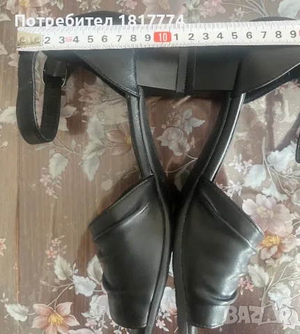 Продавам черни сандали, снимка 5 - Сандали - 47548724