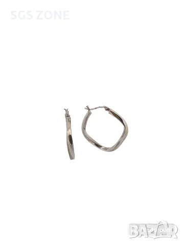 Сребърни Обеци 925, снимка 6 - Обеци - 49633135