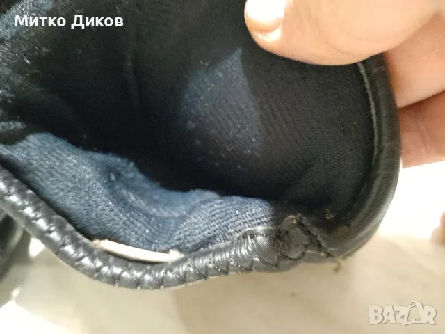 Ръкавици мотористки естествена кожа с цип 8.5 размер Thinsulate марковибс подплата отлични , снимка 4 - Аксесоари за велосипеди - 56095970