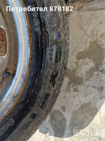 Продавам 4бр. летни гуми NEXEN със стоманени джанти 14 за Голф 3, снимка 4 - Гуми и джанти - 53486114