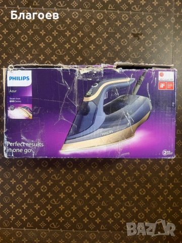 Парна ютия Philips Azur Series 8000 DST8050/20, 3000 W, 260 g пара, снимка 2 - Ютии - 53118956