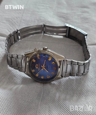 Винтидж японски часовник ORIENT – механичен, 21 Jewels !, снимка 4 - Мъжки - 53536078