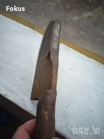 Стар масивен кован сатър, снимка 9 - Антикварни и старинни предмети - 53499100