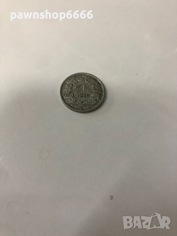 Сребърна монета Швейцария ½ франк, 1948, снимка 7 - Нумизматика и бонистика - 38930311