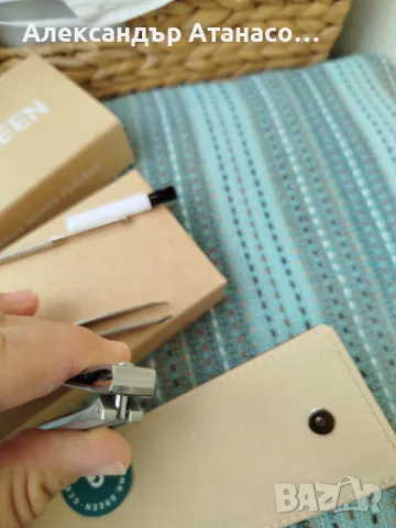 Козметичен комплект, нокторезачка, пинцета. Нови, подарък., снимка 4 - Продукти за маникюр - 50411836