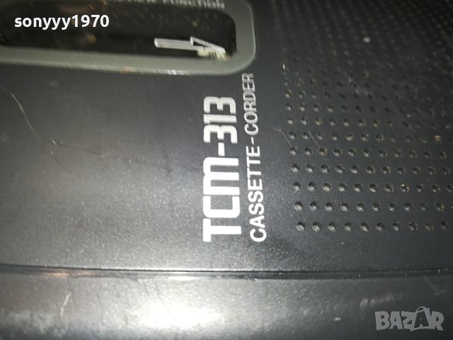 SONY TCM-313 ВНОС FRANCE 0409231130, снимка 4 - Радиокасетофони, транзистори - 42073102