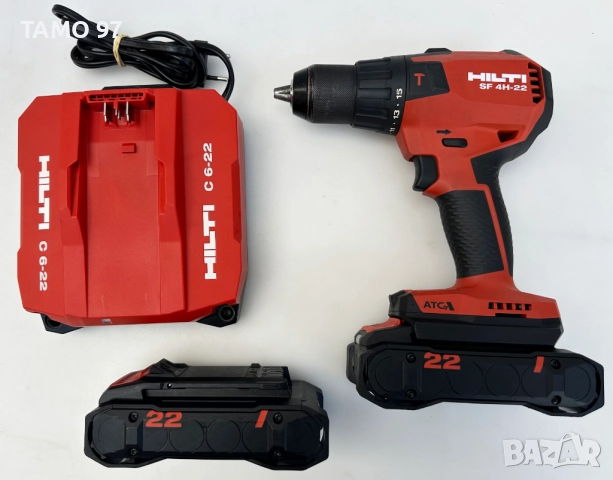 Hilti SF 4H-22 ATC Nuron - Безчетков ударен винтоверт 2x22V 4.0Ah, снимка 3 - Винтоверти - 52656439