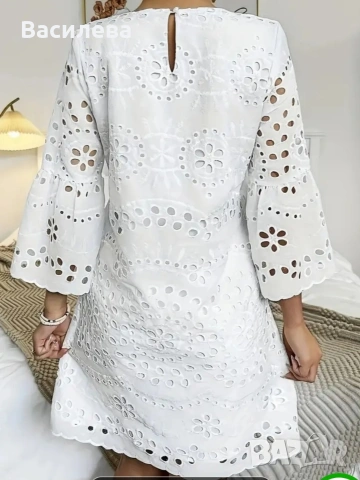 Дантелена рокля. , снимка 2 - Рокли - 53505096