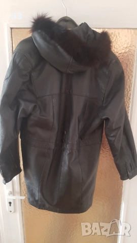 Дамско кожено яке, снимка 3 - Якета - 52876484