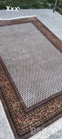 Вълнен персийски килим.Ирански.Топ качество за ценители., снимка 3 - Килими - 53847672