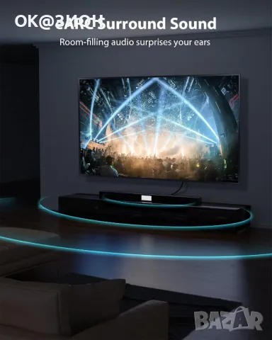 Stouchi 8K HDMI кабел 6FT, (сертифициран) 48Gbps ултра високоскоростен HDMI® 2.1 кабел, снимка 4 - Кабели и адаптери - 48991739