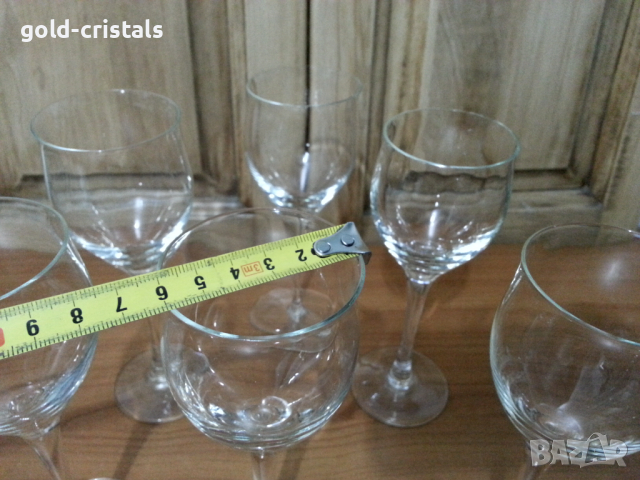 Кристални чаши, снимка 2 - Антикварни и старинни предмети - 36163753