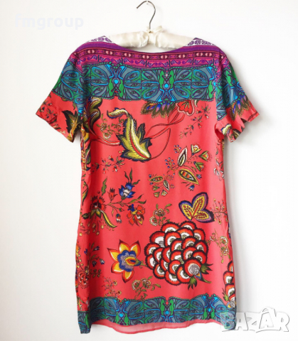 Дамска рокля Desigual лятна цветна шарена, снимка 2 - Рокли - 36141388