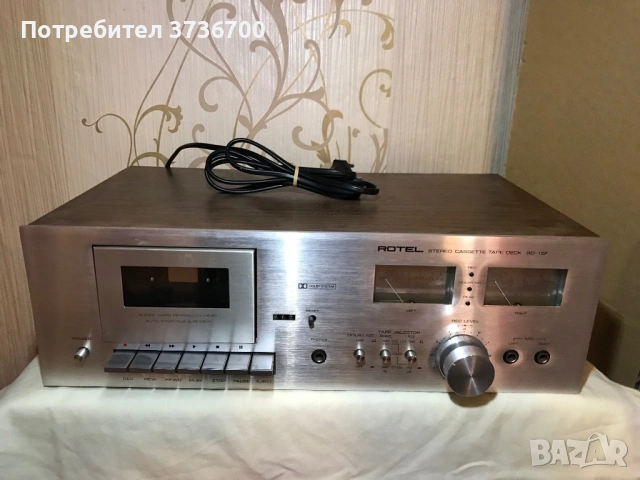 Rotel RD-15F касетен дек Made in Japan, снимка 3 - Декове - 53478480