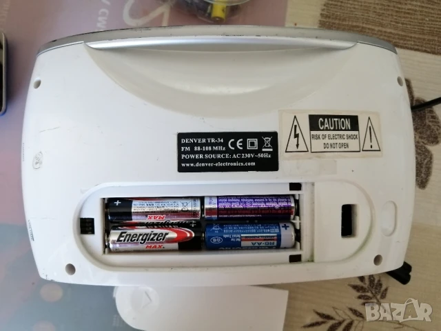 FM радиоприемник Denver TR-34, снимка 8 - Радиокасетофони, транзистори - 51236222