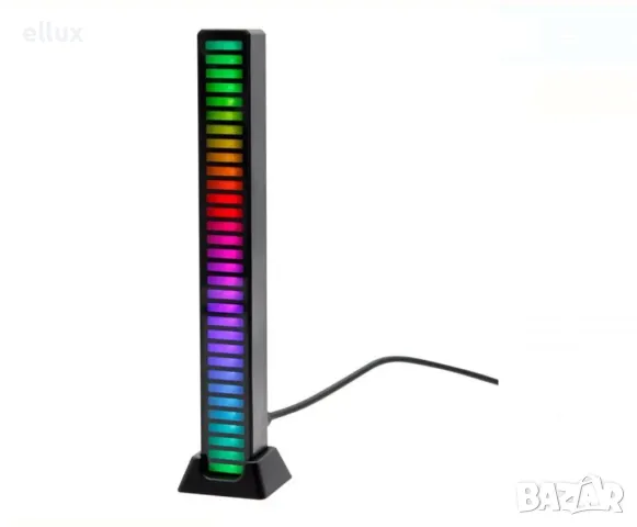 Геймърска лента 32 LED със звуково активиране 7 RGB цветови режима