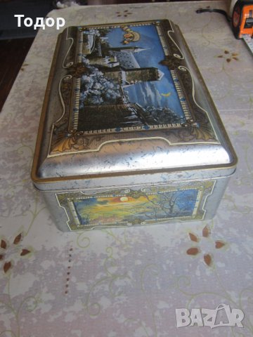 Уникална ламаринена тенекиена литографска кутия , снимка 2 - Колекции - 33946695