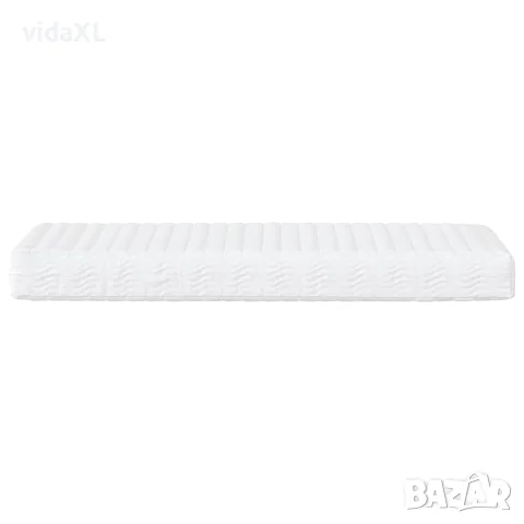 vidaXL Канапе с матрак, светлосиво, 90x190 см, кадифе, снимка 6 - Спални и легла - 56146781