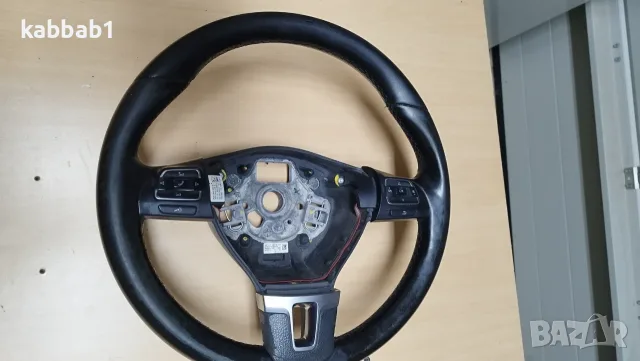 Mултифункционален кожен волан за Passat B7 - Passat CC / VW CC или Golf Mk6, снимка 11 - Части - 56216381