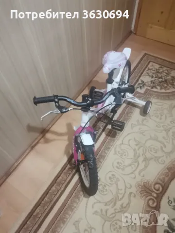 ДЕТСКИ ВЕЛОСИПЕД, КОЙТО Е МНОГО ЗАПАЗЕН И ВСИЧКО РАБОТИ. ГУМИ 16 ЦОЛА. , снимка 5 - Детски велосипеди, триколки и коли - 48577545