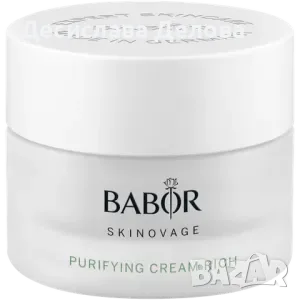 Babor Skinovage Purifying Cream Rich - Крем за Мазна Кожа 50ml