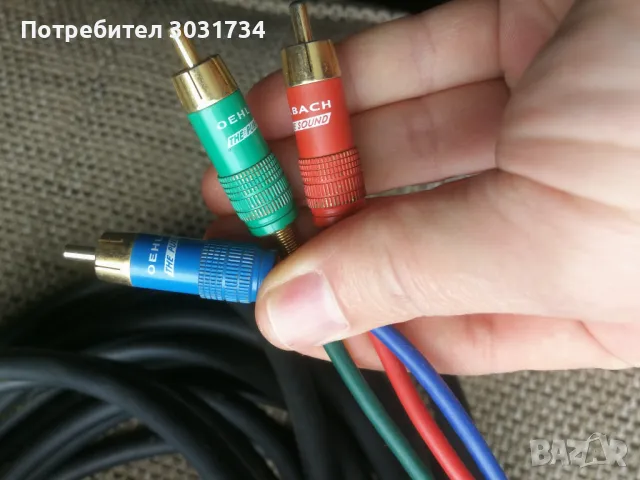 Немски аудио кабел 10м, снимка 3 - Аудиосистеми - 49661440