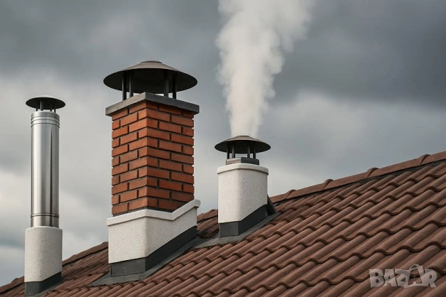 ШАПКА за Комин -КАПАНДУРА -Отдушници -СТЪЛБИ за покрив -Изход за покрив -ПРОИЗВЕЖДАМ 