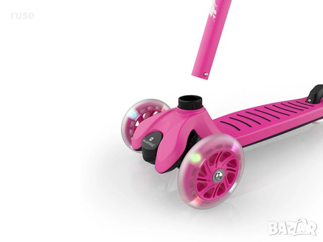 НОВИ! Тротинетка с LED колела ДВА ЦВЯТА 50кг Триколка, снимка 11 - Други - 41857786