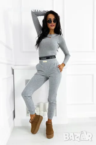 Sleepy Mood Дамски моден преходен комплект от две части, 3цвята , снимка 2 - Комплекти - 48805150