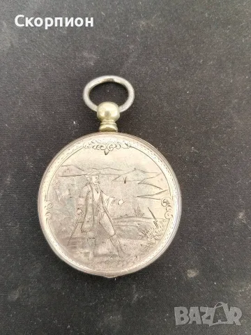 Швейцарски сребърен джобен часовник 1901г. - ПЕРФЕКТЕН - ПРОМОЦИЯ, снимка 12 - Джобни - 50421505