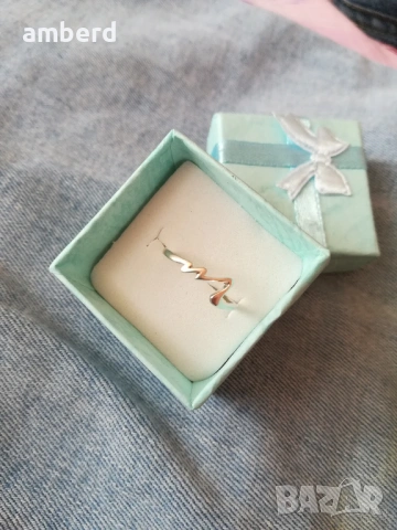 Нежен и елегантен сребърен пръстен - модел КR484, снимка 2 - Пръстени - 53732234