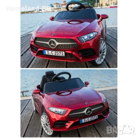 Детска акумулаторна кола Mercedes Benz с кожена седалка, 12V, MP3 плейър, FM радио, USB & SD слот, снимка 4 - Детски велосипеди, триколки и коли - 56049310