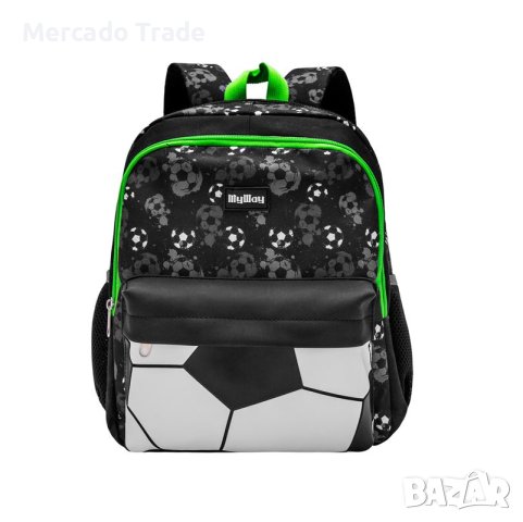 Детска раница Mercado Trade, За детска градина, За момчета, Черен, снимка 1