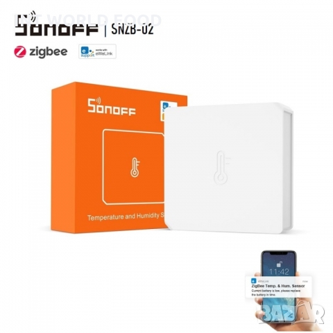 SONOFF SNZB-02 Сензор за температура и влажност, снимка 1 - Друга електроника - 36059830