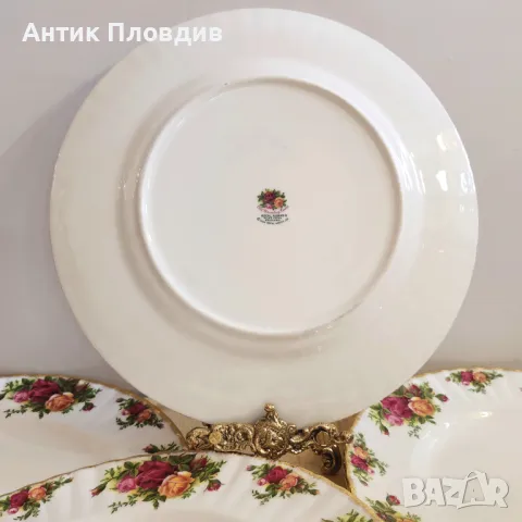 Сервиз за хранене и чай Royal Albert – Old Country Roses, 29 части, снимка 11 - Сервизи - 50387978