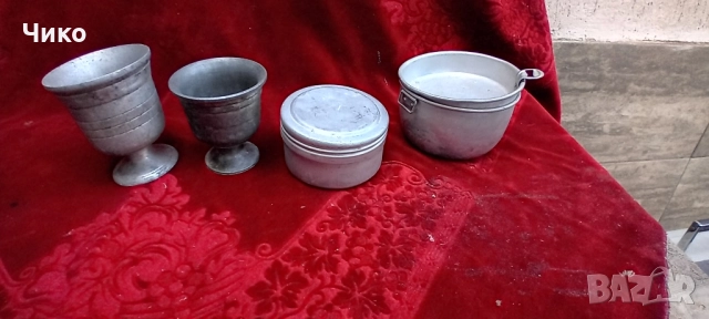 Стари алуминиеви съдове и хаванки, снимка 6 - Антикварни и старинни предмети - 52443192